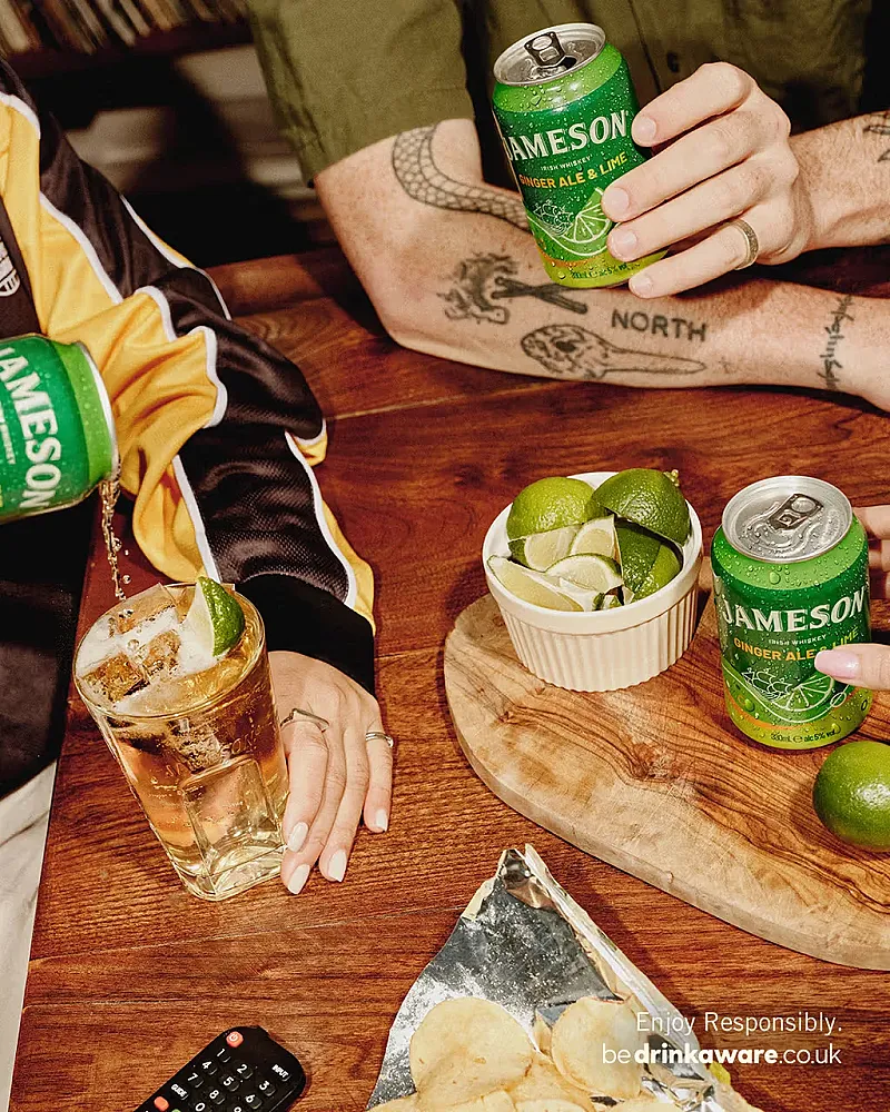 Win a year’s supply of Jameson, Ginger & Lime cans