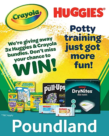 Prize image for Win a Huggies and Crayola Bundle