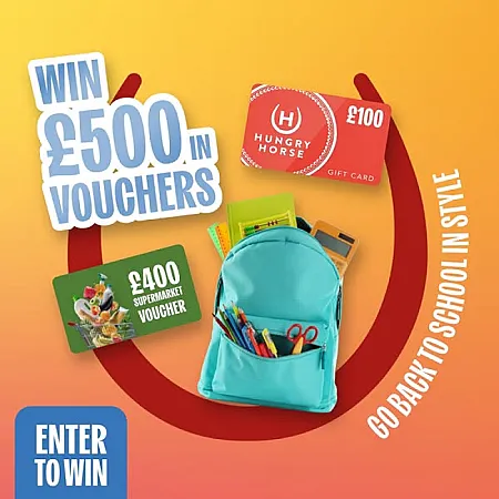 Prize image for Win a £400 Supermarket Voucher & £100 Hungry Horse Gift Card!