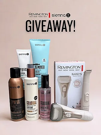 Prize image for Win Remington BareMe Womens Shaver, Bikini Kit & Sienna X Tanning Products