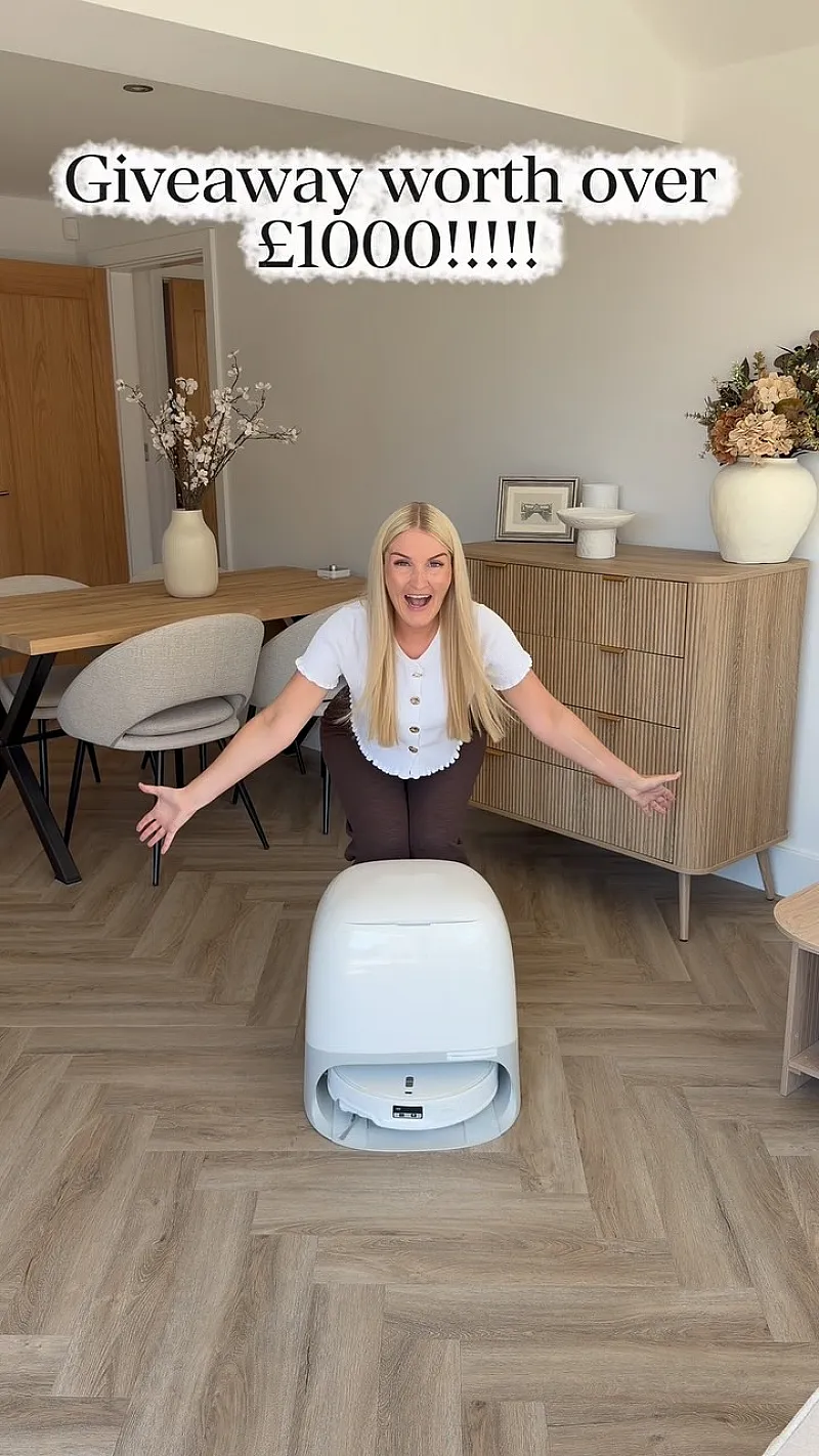 Win a Roborock Qrevo Curv 2 Pro Robot Vacuum