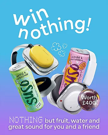 Win NOTHING headphones + SUSO drinks