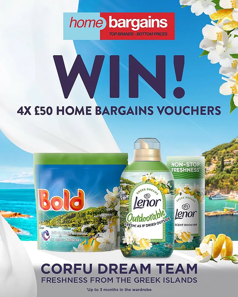 Win £50 Home Bargains Vouchers