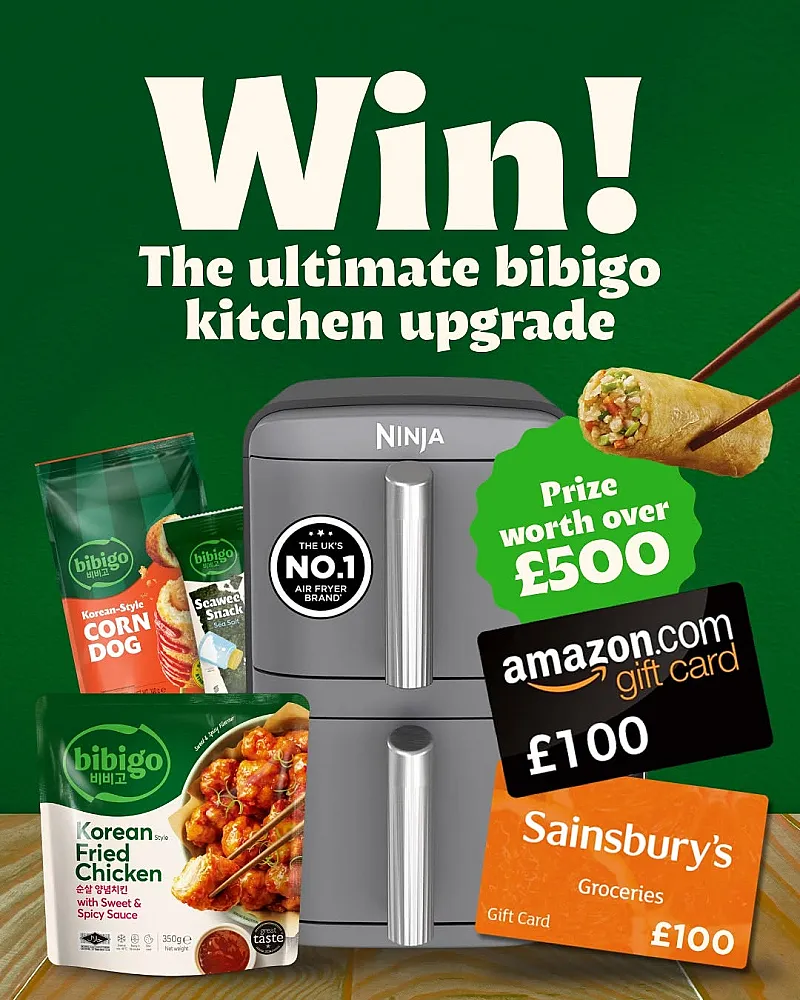 Win a Ninja Double Air Fryer, £100 Amazon Gift Card, and £100 Sainsbury's Gift Card