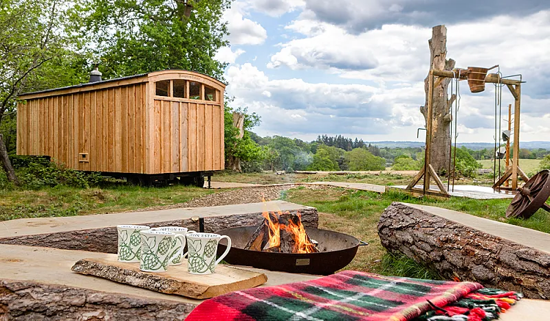 Win a Sauna Waggon session for two at the Hampton Estate