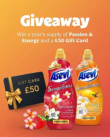 Prize image for Win a £50 Amazon Voucher + Year Supply of Asevi Sensations Energy & Passion