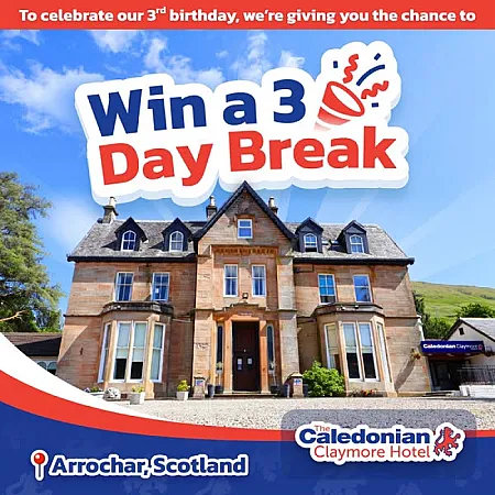 Prize image for Win a 3 Day Scotland Break