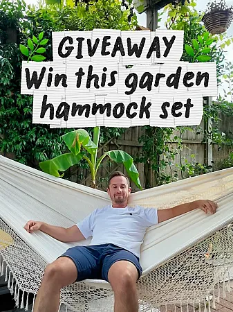 Prize image for Win a garden hammock set