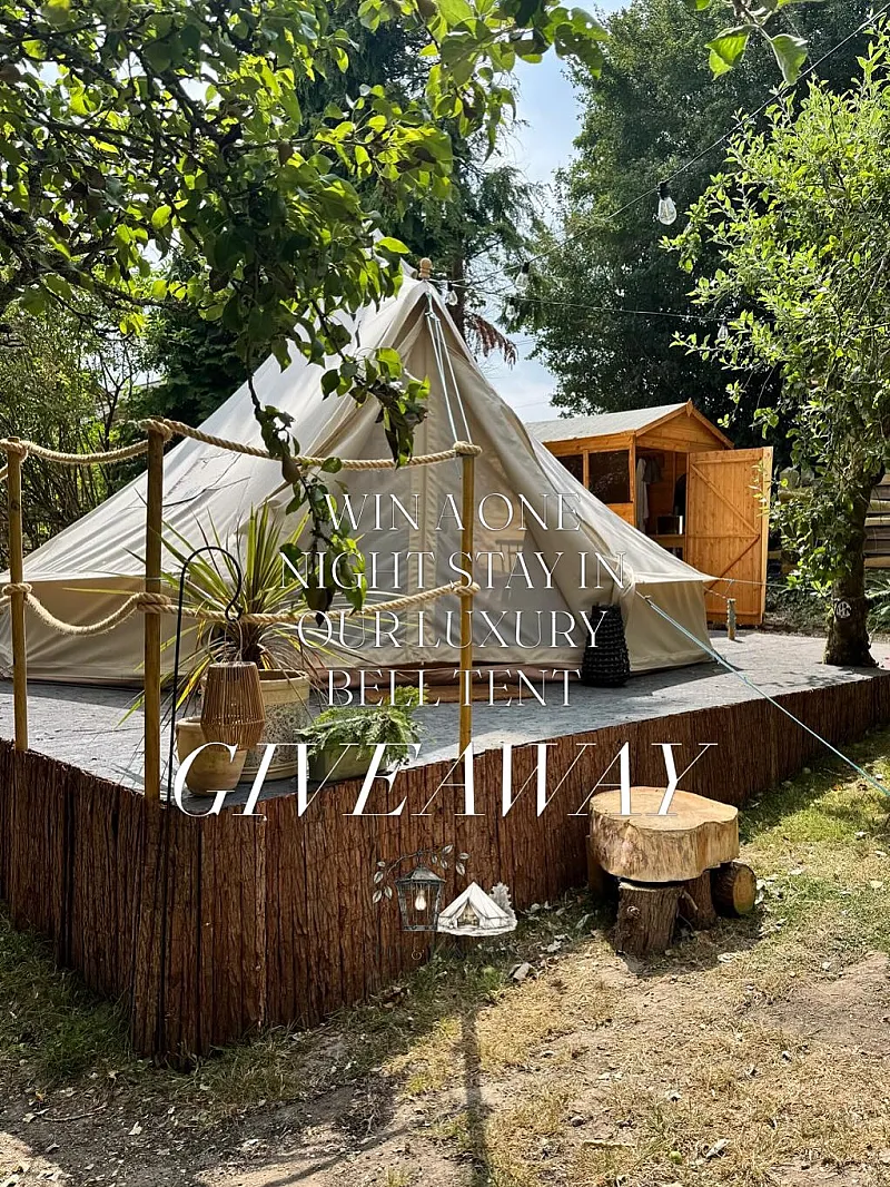 Win a One Night Stay in Our Luxury Bell Tent-Rye