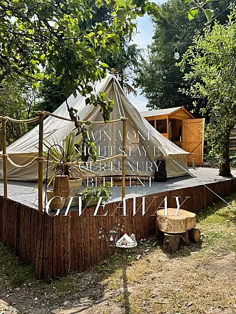 Prize image for Win a One Night Stay in Our Luxury Bell Tent-Rye