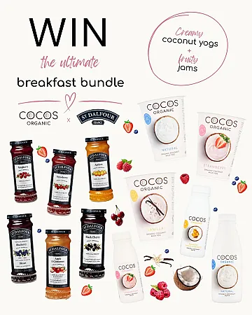 Prize image for Win a Fruity Fridge Refresh with Cocos Organic and St Dalfour