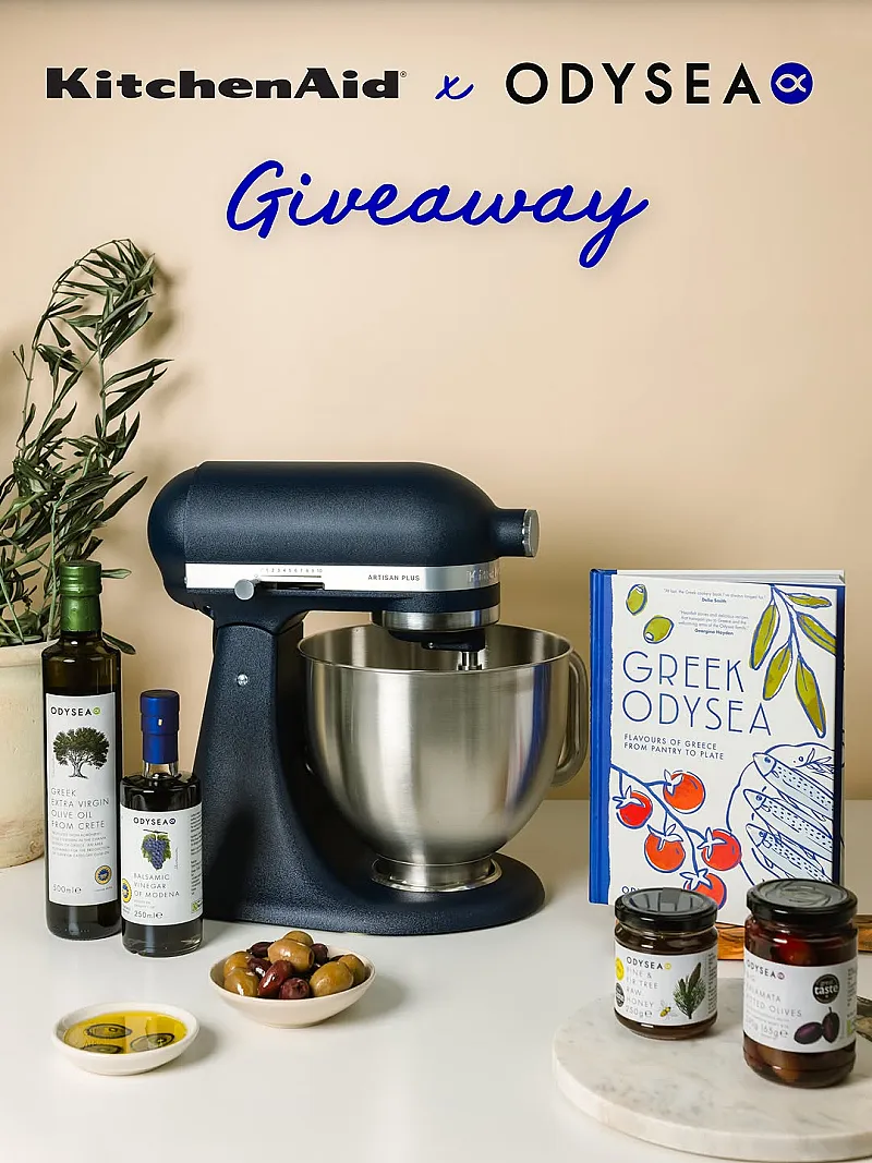 Win a KitchenAid Artisan Plus Stand Mixer in Wild Blueberry