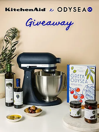 Prize image for Win a KitchenAid Artisan Plus Stand Mixer in Wild Blueberry