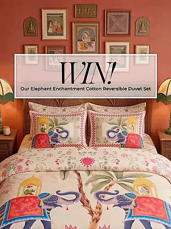 Win a Joe Browns Elephant Enchantment Cotton Reversible Duvet Set!