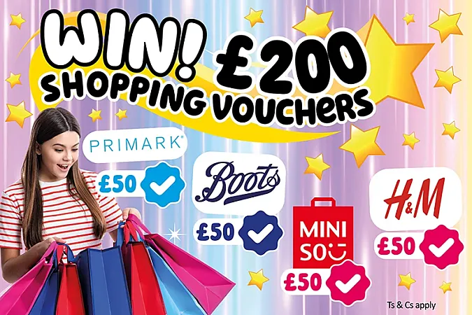 Prize image for Win £200 in Shopping Vouchers!