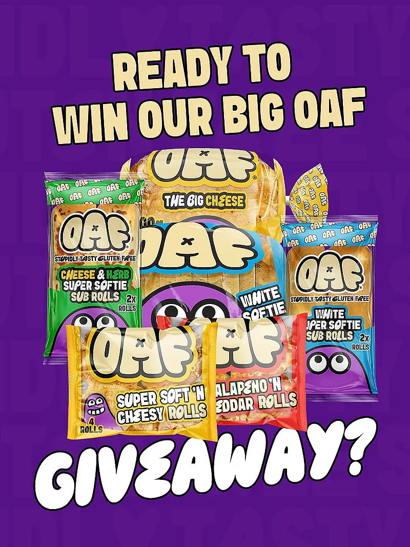 Win a Gluten Free Bundle from Oaf