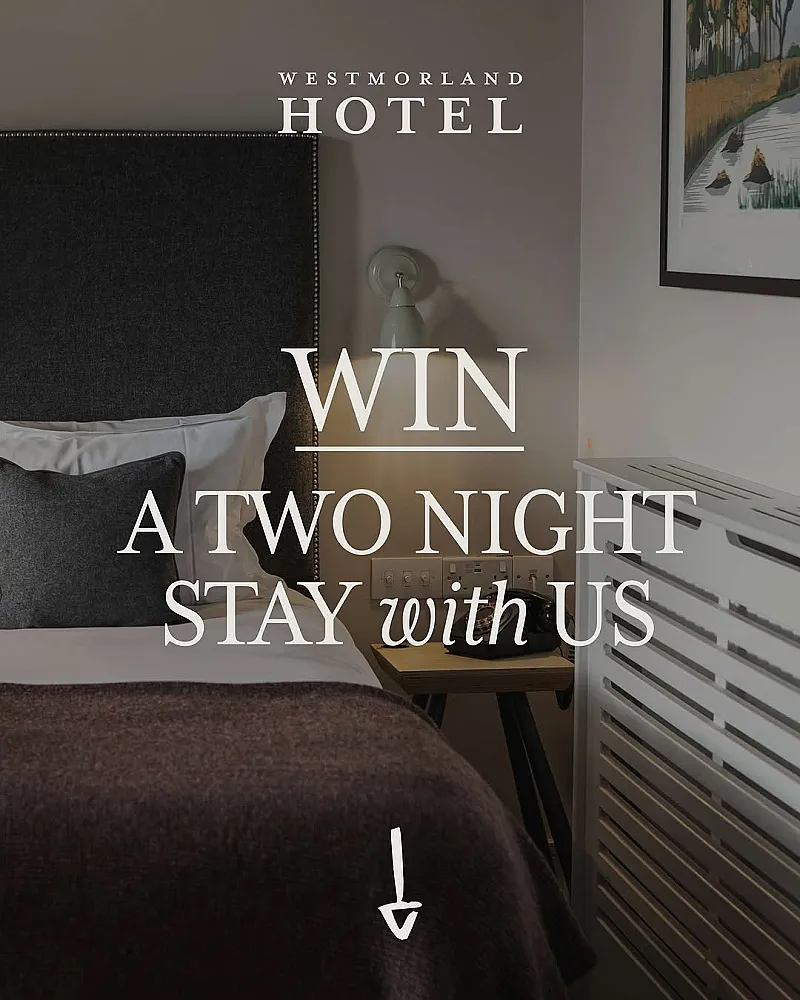 Win a 2-night stay at Westmorland Hotel near Penrith in Cumbria