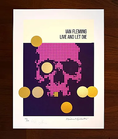 Prize image for Win a Live and Let Die Gold Screen Print