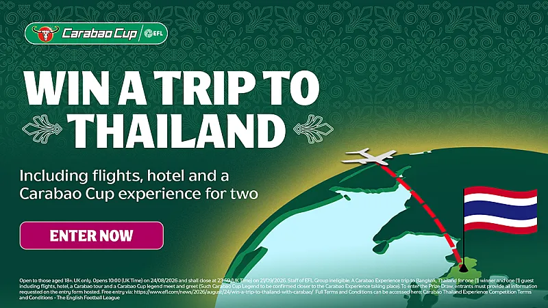 Win a trip to Thailand with Carabao