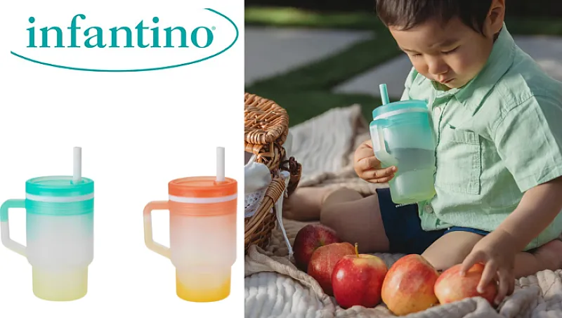 Win the New Vibrant Ombré My 1st Tumbler By Infantino