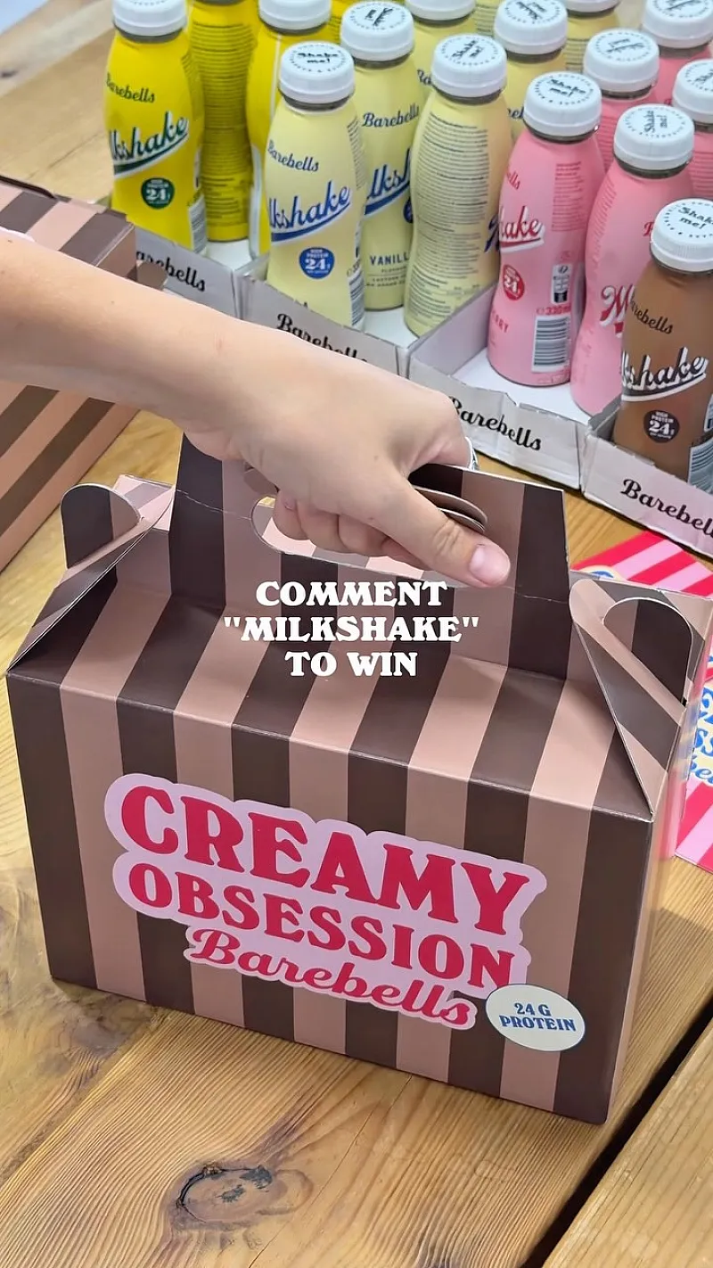 Win a Barebells Milkshake PR Bundle