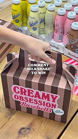 Prize image for Win a Barebells Milkshake PR Bundle