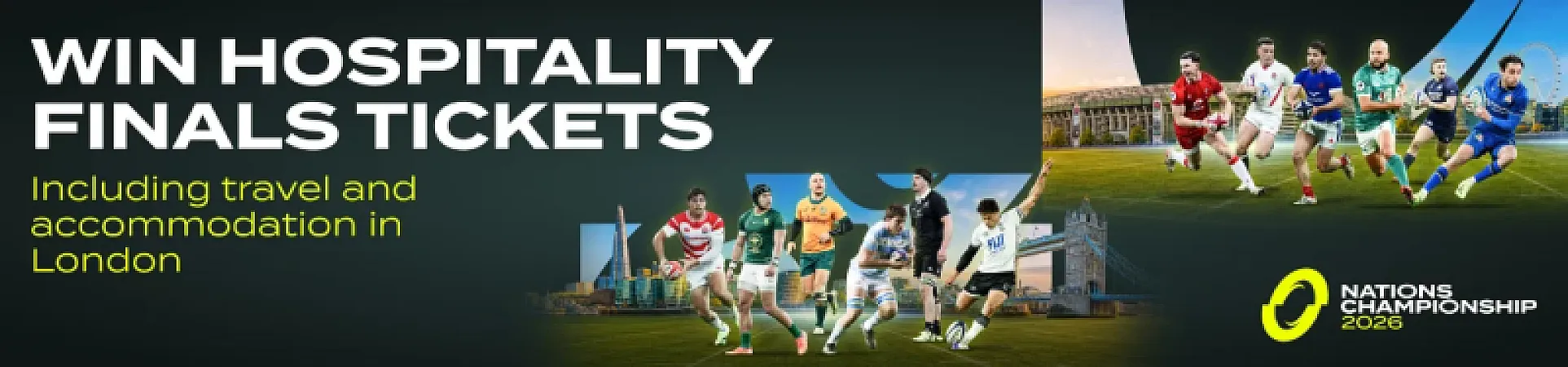 Win Hospitality Tickets to the Nations Championships Rugby Finals
