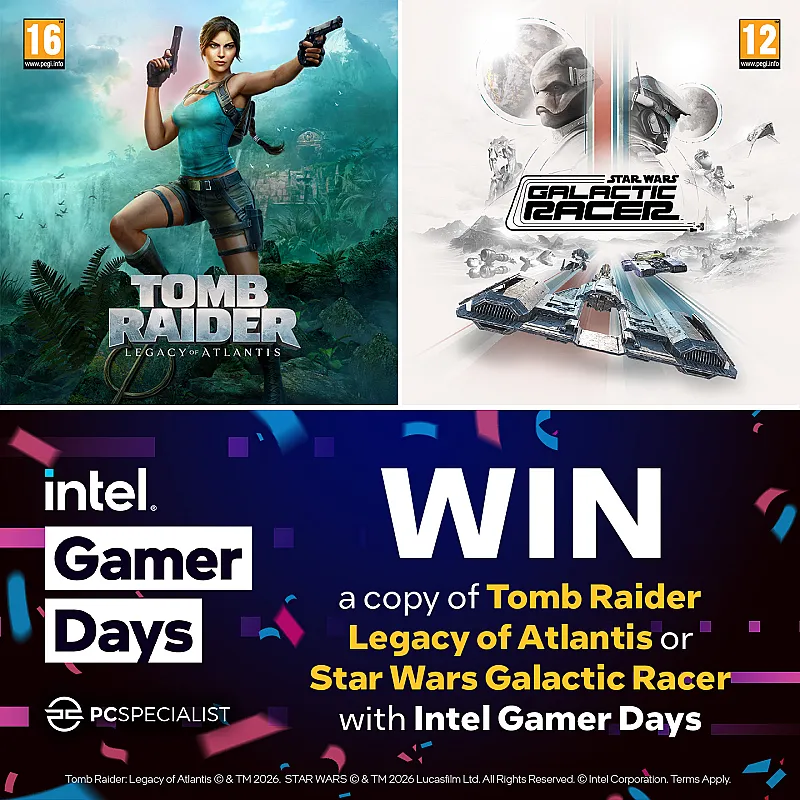 Win 1 of 5 Star Wars: Galactic Racer or Tomb Raider: Legacy of Atlantis Keys