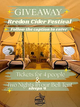 Prize image for Win a Bell Tent Break at the Bredon Cider Festival