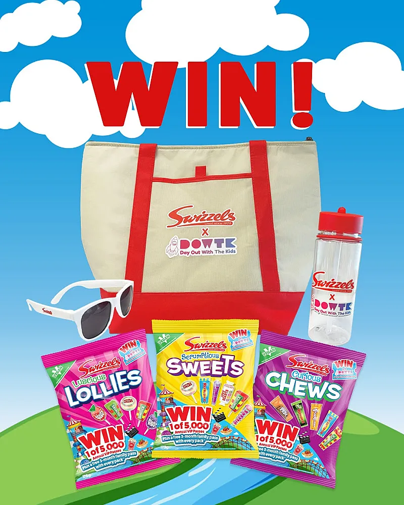 Win 15 x Swizzels x Day Out With The Kids merch and variety bags