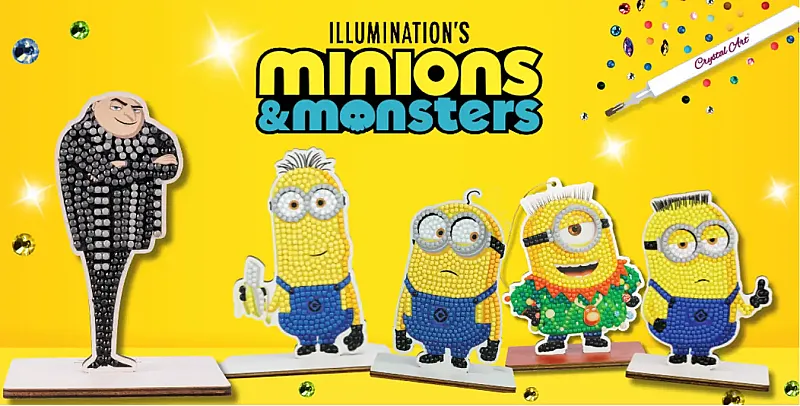 Win a Minions & Monsters Crystal Art® Bundle