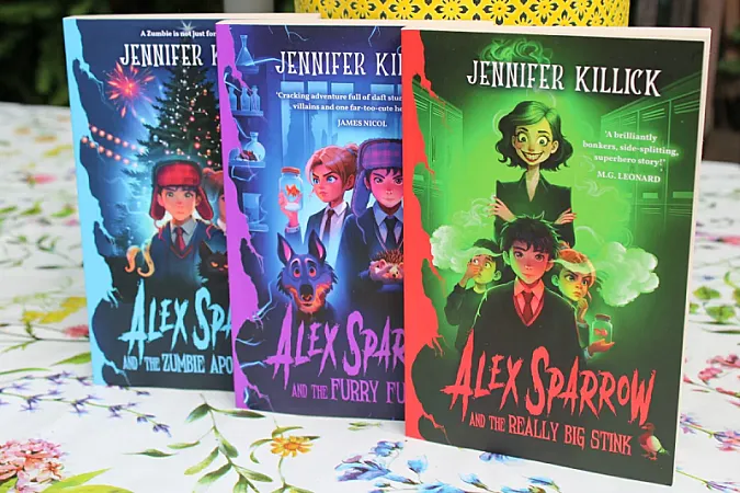 Prize image for Win a set of three Alex Sparrow books by Jennifer Killick