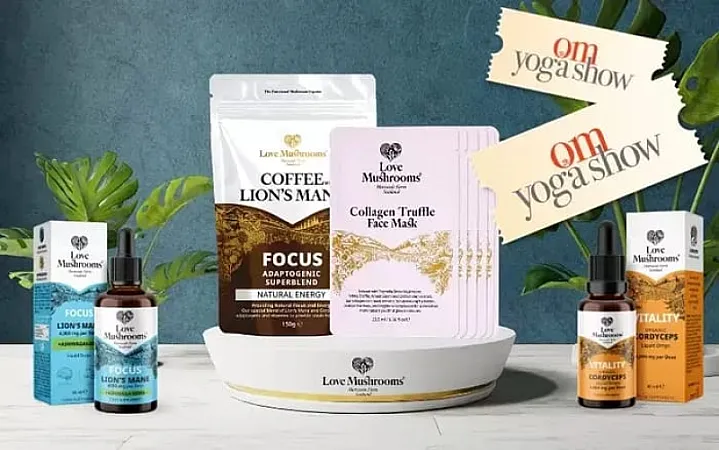 Prize image for Win the Ultimate Weekend at OM Yoga with Love Mushrooms