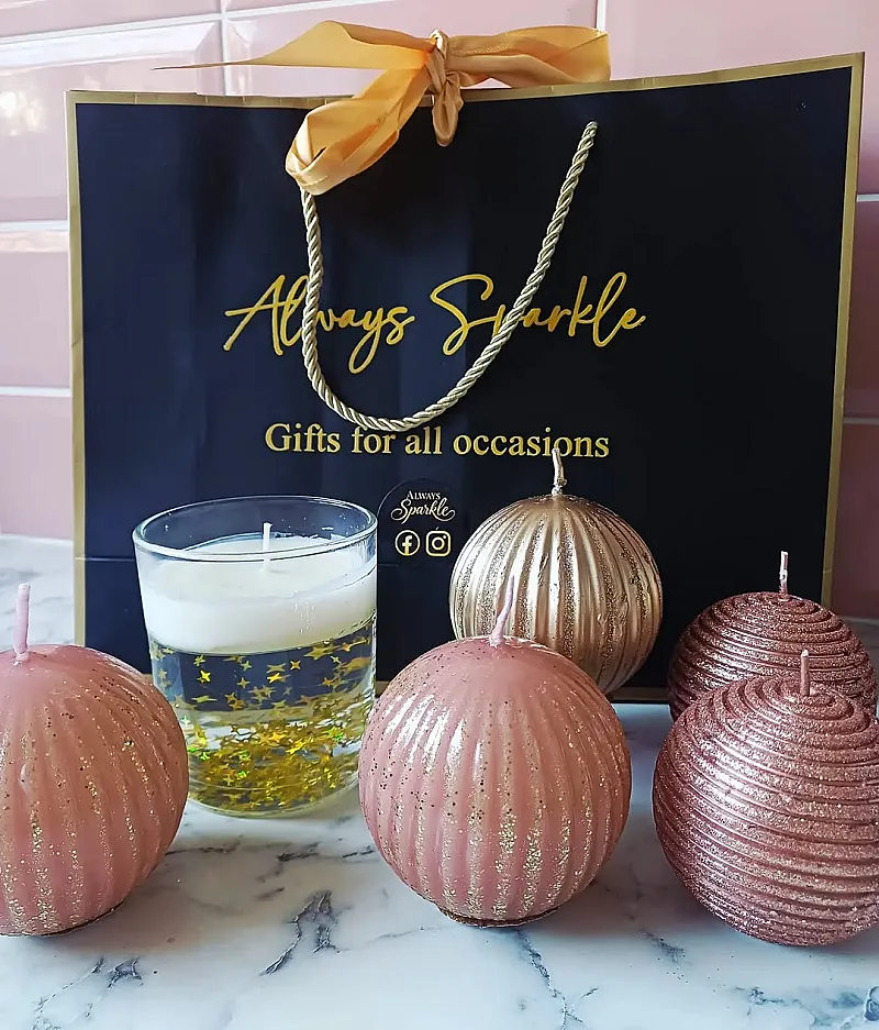 Win A Beautiful Sparkle Candle Set