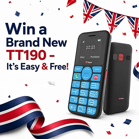 Prize image for Win a free TT190 with a bright blue keypad
