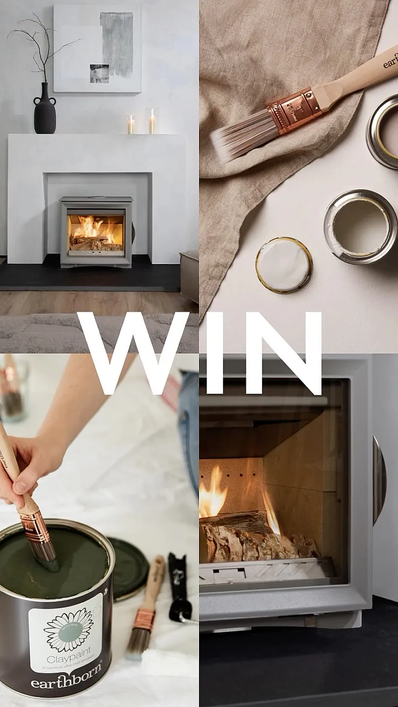 Win an Arada M Series Cast 5 Widescreen Stove & Earthborn Paint