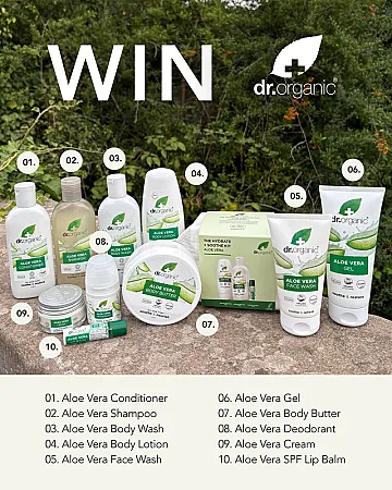 Prize image for Win a Dr. Organic Aloe Vera Bundle