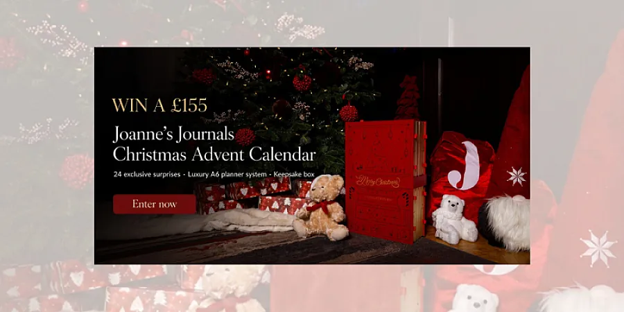 Win a £155 Joanne's Journals Christmas Advent Calendar