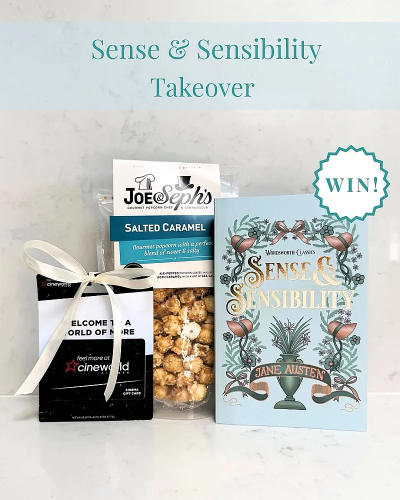 Win a £25 Cineworld Voucher plus Popcorn and a Copy of Sense and Sensibility
