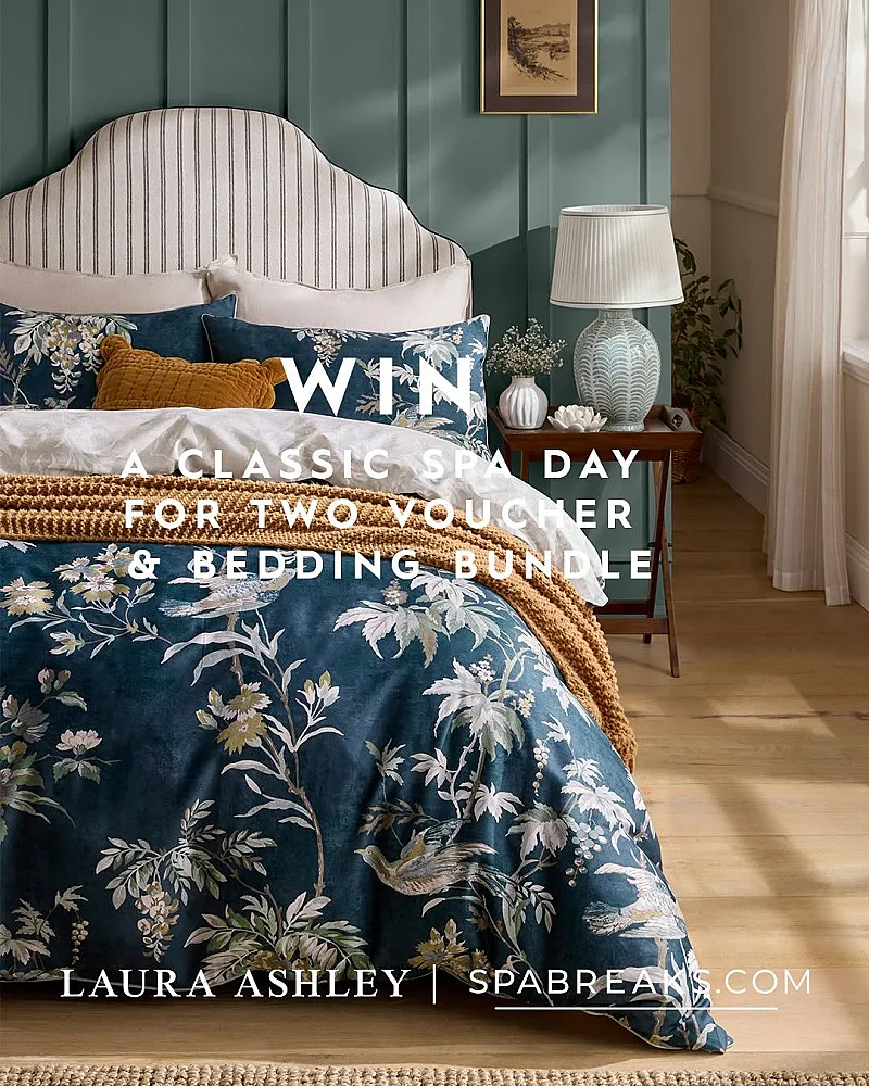 Win a Spa Day for 2 and Laura Ashley Bedding