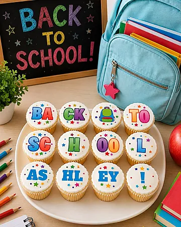 Prize image for Win a Box of 12 Back to School Cupcakes
