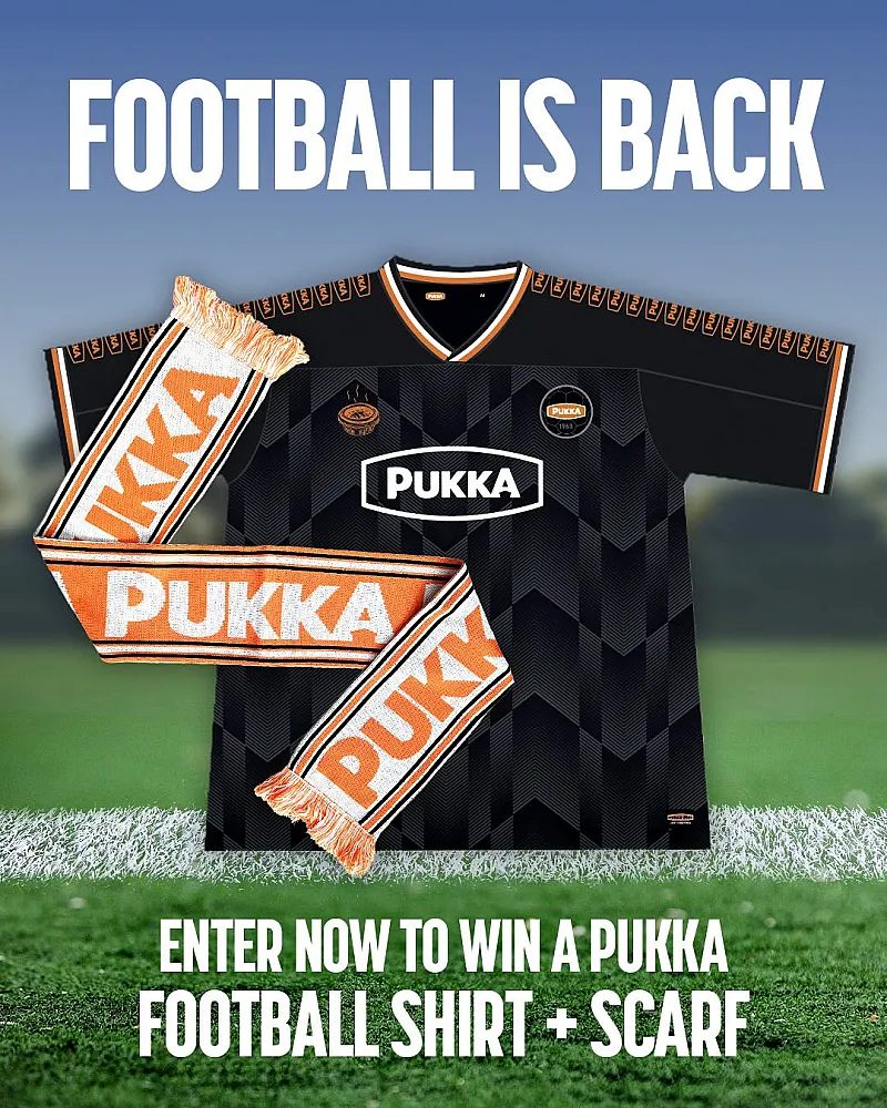 Win a Pukka Football Shirt + Scarf