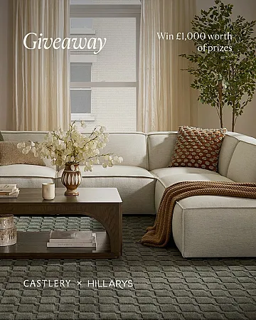 Prize image for Win a £500 Castlery Gift Voucher and a £500 Hillarys Voucher