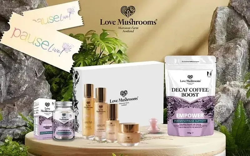 Win the Love Mushrooms Pause Live Pamper Packages