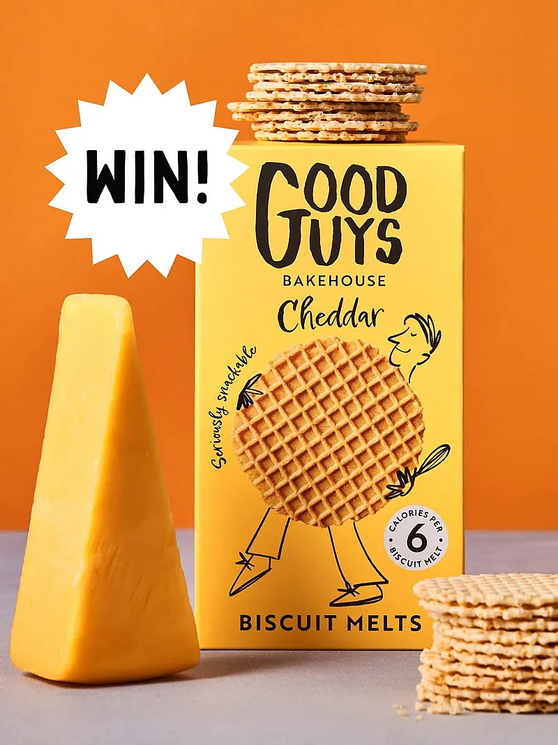 Win Good Guys Bakehouse Cheddar Crispy Crackers