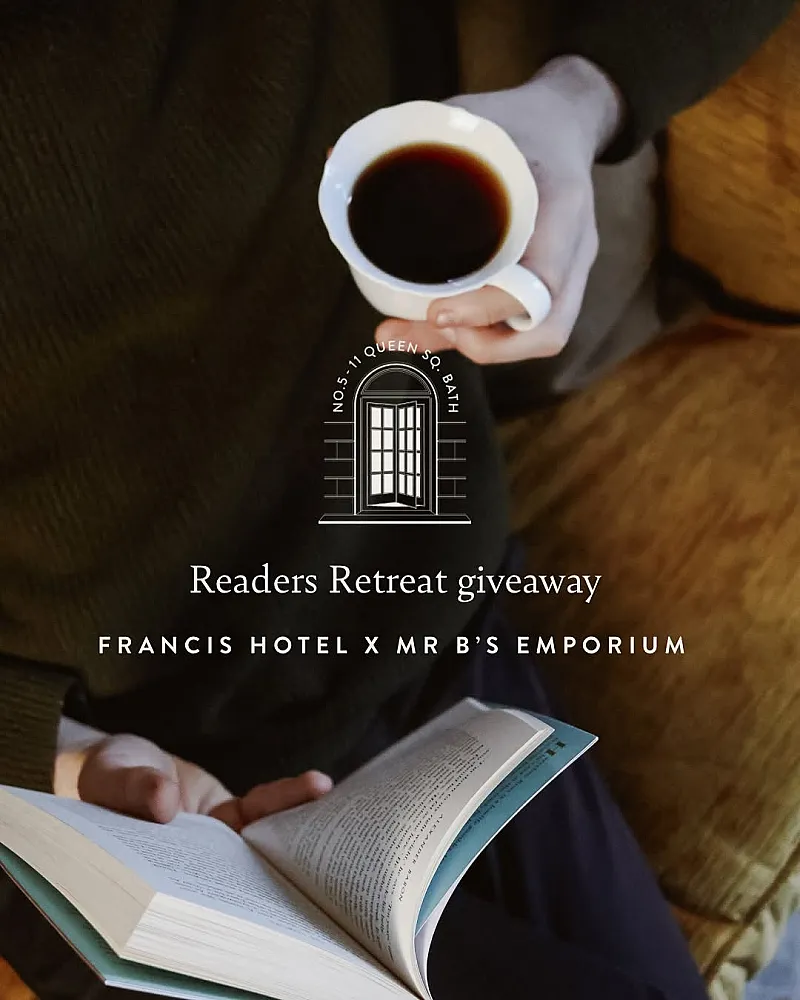 Win a Readers Retreat to the Francis Hotel & Six-Month Book Subscription