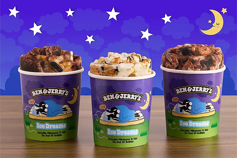 Win Limited Edition Freezer-Fit Pillowcases from Ben & Jerry's