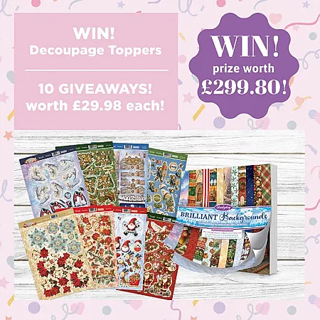Prize image for Win Christmas Decoupage Toppers Collection