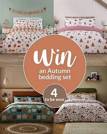 Prize image for Win 1 of 4 Autumn Bedding Sets!