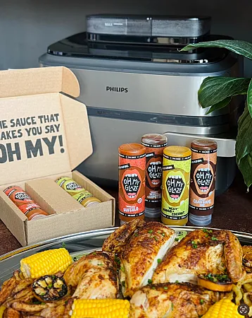 Prize image for Win a Philips Megabasket Airfryer plus 4 Glaze Discovery Boxes